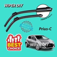 Toyota Prius-C 2012 Silicone Wiper Blade Windscreen Viper Pengelap Kereta