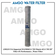 AMGO USA Imported MATRIKX CTO Matrix KX CTO 20" 6X Performance , Water Filter