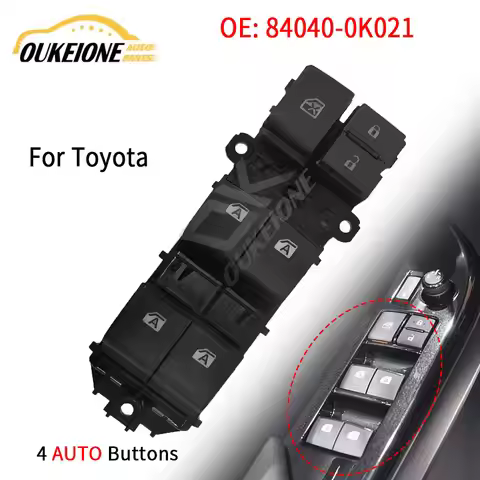 For LHD Toyota Fortuner Hilux 4Runner 4 Runner Truck Innova Kijang ZACE Electric Window Switch Butto