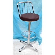 High Stool , bar stools in high chrome finish, height 72cm suitable for counter 90 to 100 cm high