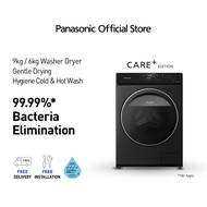 Panasonic Care+ Edition 9kg/6kg Front Load Washer Dryer NA-S96FR1BSG with Blue Ag+