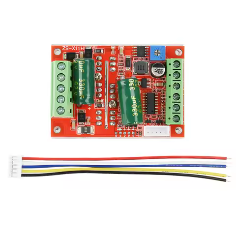 ZS-X11H V1 DC 6-60V 400W BLDC Three Phase DC Brushless Motor Controller Mini PWM Hall Motor Control 