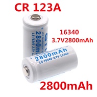Original 3.7V 2800mAh Lithium Li-ion 16340 Battery CR123A Rechargeable Batteries 3.7V CR123 for Lase