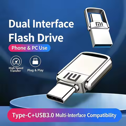 OTG Pen Drive USB 3.0 Flash Drive 512GB Metal Waterproof Type C Cle USB Memoria USB Pendrive 128GB 2