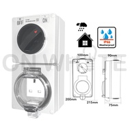 Waterproof/Weatherproof Switch Socket Outlet 13A Isolator iP66 / iP55 CSC313 OUTDOOR