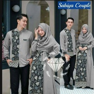 [FREE PPN] Gamis Batik Couple Modern 2020 Gamis Batik Kombinasi Modern