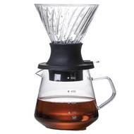 R 600ML Immersion Dripper Switch Glass V60 Pour Over Coffee Maker V Shape Drip Coffee Dripper And Filters