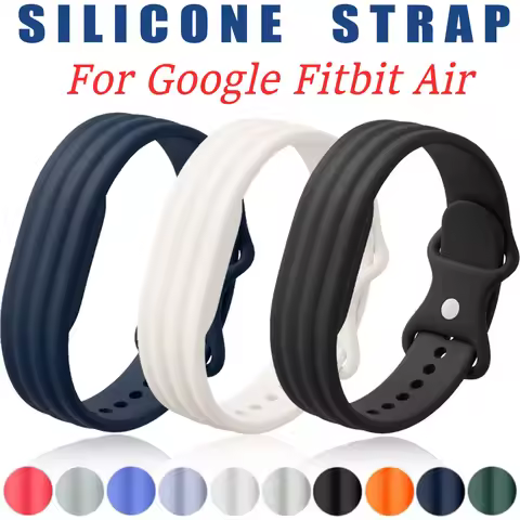 For Google Fitbit Air Strap Sports Silicone Adjustable Replacement Wristband For Fitbit Air Fitness 