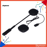 Skym* Universal Motorcycle Helmet Mounted Stereo Intercom Wireless Bluetooth-compatible Headset