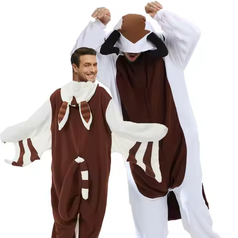 Bighorn Cattl Adult Unisex Animal Costume Cosplay Costume Kigurumi One Piece Pajamas Halloween Party