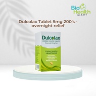 Dulcolax Tablet 5mg 200's - overnight relief