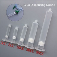 Liquid Dispenser Plastic Helix Luer Lock Tips Adapter Glue Dispensing Nozzle 3cc 5cc 10cc 30cc 55CC 