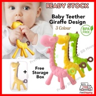 Hot Teether Baby teether Giraffe Baby teether Toy soft Silicone baby teether
