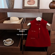 baju cheongsam budak perempuan cheongsam muslimah kids 汉服 [Dessert Cheese] New Year StyleOriginal Ba