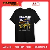 T-shirt Komatsu HD785-7 Dump Truck Heavy Equipment Operator Distro T-shirt