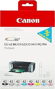 Canon CLI 42 8 Original Ink Cartridge Multipack BK/GY/LGY/C/M/Y/PC/PM for Pixma Printer PRO100 PRO10