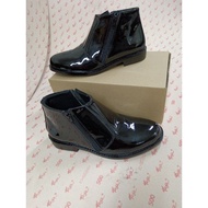 john henry 4330 kasut kilat patent leather men shoes Double Zip