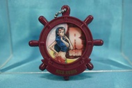 海賊王 扭蛋 船舵 吊飾 妮歌魯賓 Bandai One Piece 3D Helm Wheel Shape Logo Figure Charm Keychain Nico Robin