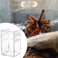 [LOVIVER] Jumping Spider Enclosure Breeding Box Transparent Spider Terrarium Ventilation