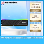 Adata XPG D35G RGB Black 16GB Ram | DDR4, 3200MHz, C16