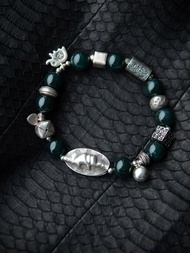 天然A貨危地馬拉翡翠+清邁手工銀S925