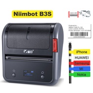 Niimbot เครื่องพิมพ์ฉลากวินโดว์แอนดรอย IOS B3S แบบพกพาสติกเกอร์ติดเครื่องพิมพ์ฉลากบลูทูธเครื่องพิมพ์