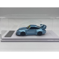 Ready Stock Immediate Shipping TPC Alloy 1: 64 Porsche RWB993 Ice Blue Unpacked No Outer Paper Shell