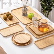 [SG] Wooden Japanese Serving Tray Wood Tray Kitchen Bamboo tray Snack Tea Eco-Friendly Home Coaster