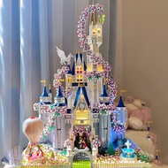 Compatible with Lego Sakura Disney Princess Castle Girl Series Building Assembling Building Blocks V