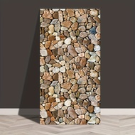 TEMU 10pcs Vintage Marble & Terrazzo Wall Tiles - Waterproof, For Kitchen, Living Room, Bathroom, Ha