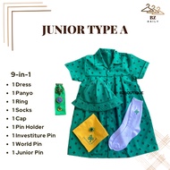 Junior Scout Type A Complete Set of Scout of Uniform for Girls | BZ Daily Store