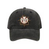 Expedition 33 Esquie Mask Splatter Art Men's Fashion Washed Sunshade Baseball Hat