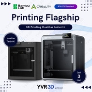 3D PRINTJasa FLAGSHIP FAST BAMBOO LAB ASA INDUSTRY 300 x 300 mm | Accurate & Precise | P1S K2 Pro