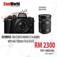 OLYMPUS OM-D EM10 MKII TWIN LENS ( 14-42MM + 40-150MM F4.0-5.6R)