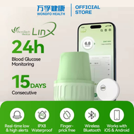 LinX Continuous Glucose Monitoring System | Next Generation CGM | Real-Time 24 Hours 15 Days Contino