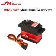 JX PDI-6221MG 20KG 360° Waterproof Coreless Motor Aluminium Steel Gear Servo For 1/10 RC Drift Car B