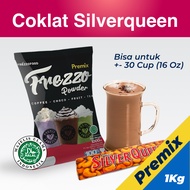 Bubuk minuman premix COKLAT SILVERQUEEN 1 kg/ Powder drink boba/ Serbuk minuman boba coklat silverqueen 1 kg