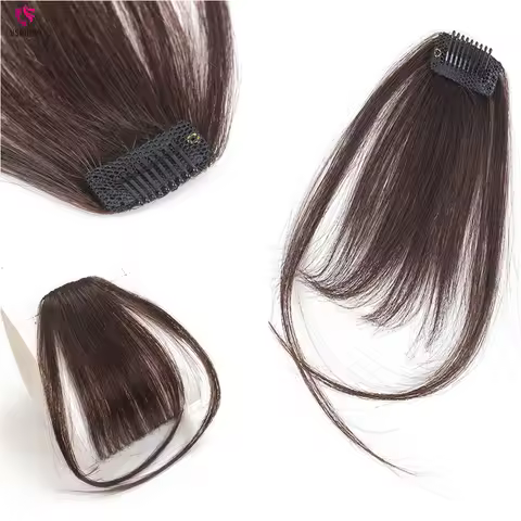 VSR Hair Bang Light Weight One Piece Front Head Wig Human Hair Clips On Bang