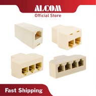 RJ11 1 Way / 2 Way / 3 Way / 4 Way In-Line Coupler 4 Conductor Splitter RJ11 Phone Female to Female 