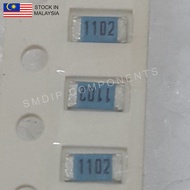 10PCS Taiwan-Grade 11k ±1%, 1206 SMD Resistor (1102)