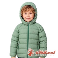 kids winter jacket [wildland] Children 700FP Double-Sided Detachable Hooded Down Jacket {Spruce Gree