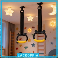[Lacooppia] Gymnastics Rings Pull up Rings Adjustable Strap Bearing Capacity 881.85lbs