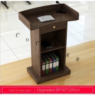 Speaker Podium Stage Stand Reception Lecture Hall Table Host Speech Talk Emcee Desk Meja Ucapan COKL