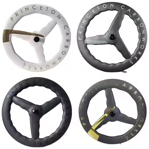 T1000 700C Road Bicycle 3 Spoke Carbon Wheels TT bike Wheelst Clincher /Tubeless Tri spoke wheel