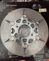 (Disc Ptitanium 220mm) Đĩa Dĩa 220 dành cho dòng xe 4 lỗ đĩa bắt ốc 8li đĩa thay pát up size từ -267