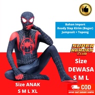 Adult Spiderman Costume Import Miles Morales Child Spider Cosplay Clothes