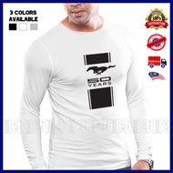 [3 Colors] Ford Mustang 50 Years T Shirt T-Shirt Tshirt Long Sleeve Cotton Motorsport Racing Fashion