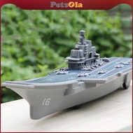 [PETSOLA] 4D Model Battleship Aircraft Carrier Toy Submarine, Plastic Model Warships Ship