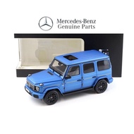 1:18 Mercedes Benz N465 G Class Gelandewagen G580 EQ AMG Line Blue Miniature Diecast