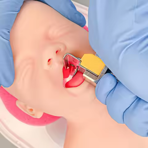 Infant Airway Intubation Manikin Head Neonatal Airway Management Simulator Pediatric Intubation Mani